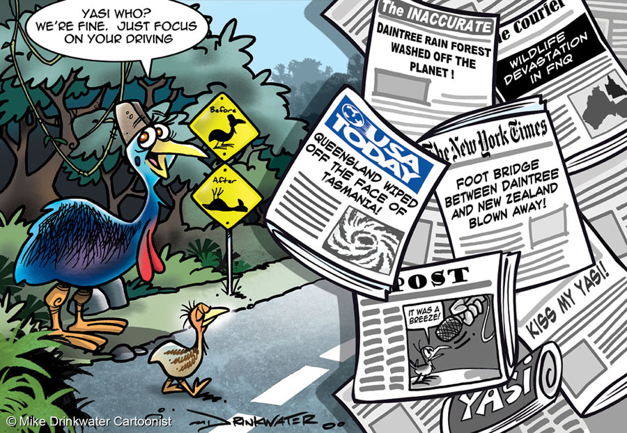 Newspaper & Magazine Cartoonist - Mike Drinkwater Cartoonist
